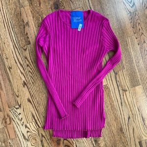 Simon Miller Pink long Sleeve Ribbed top